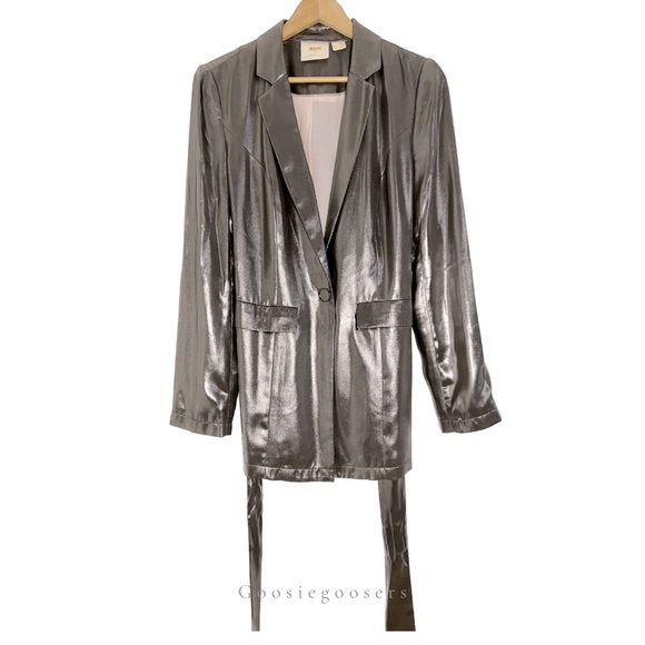 Maeve by Anthropologie Metallic Blazer | Size 4 - Picture 2 of 6